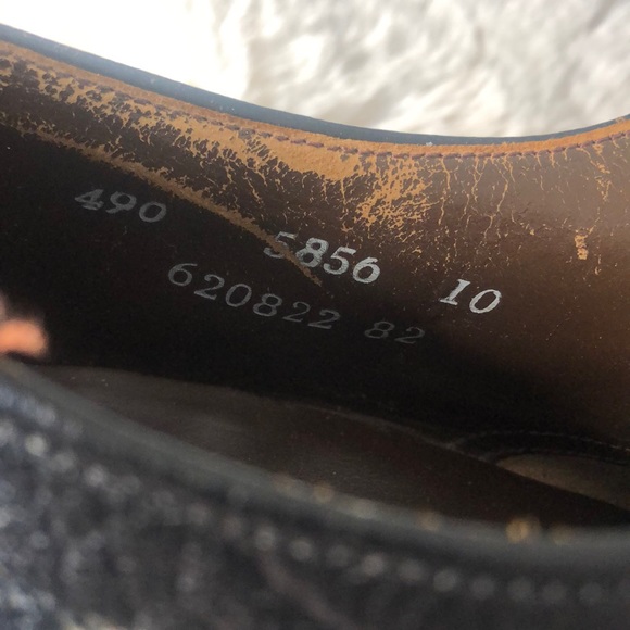 100% genuine camel skin Dack’s Oxford shoes Sz 10 - Picture 9 of 16